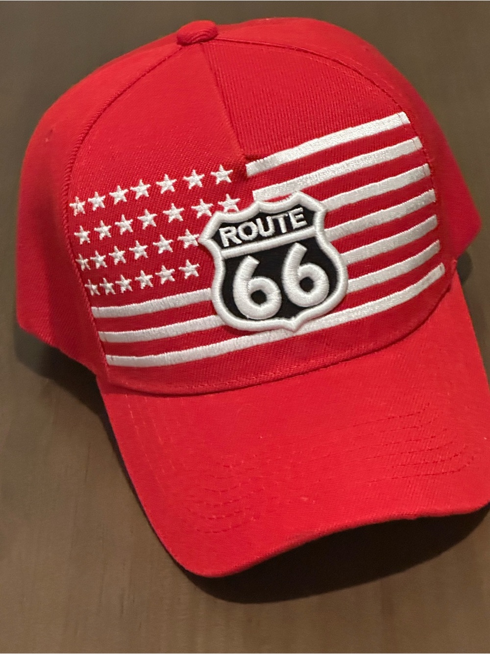 Route 66 Flag Baseball Cap